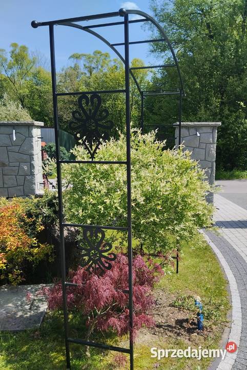 pergola ogrodowa metalowa motywparzenica Trzebunia