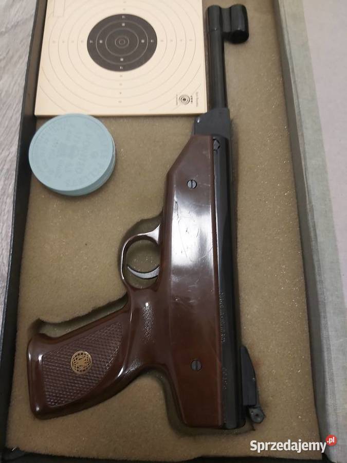 Pistolet Weihrauch HW70 45mm pudełko śrut tarcze Wschowa