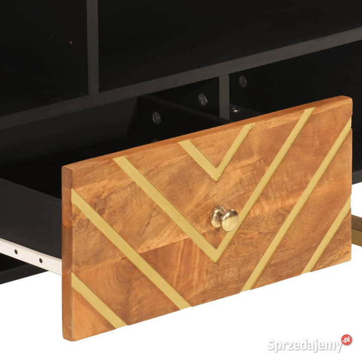 Szafka pod TV brązowoczarna 100x335x46 lite Warszawa