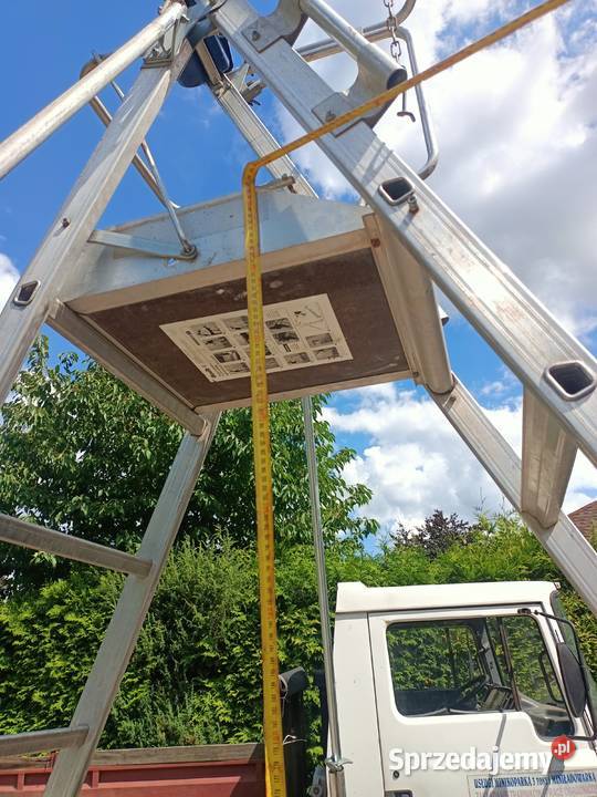 Drabina Aluminiowa Podest roboczy Rusztowanie