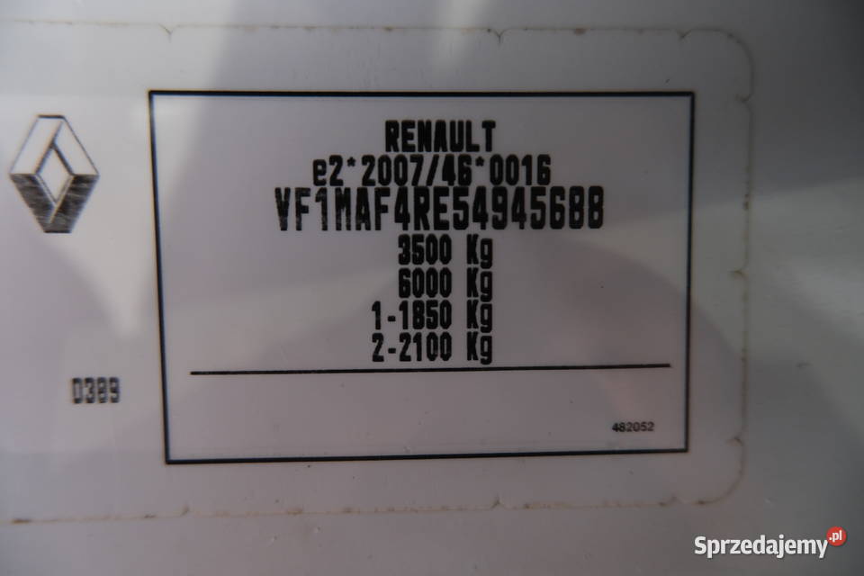 RENAULT MASTER 2016 229900 ccm 110 Warszawa sprzedam