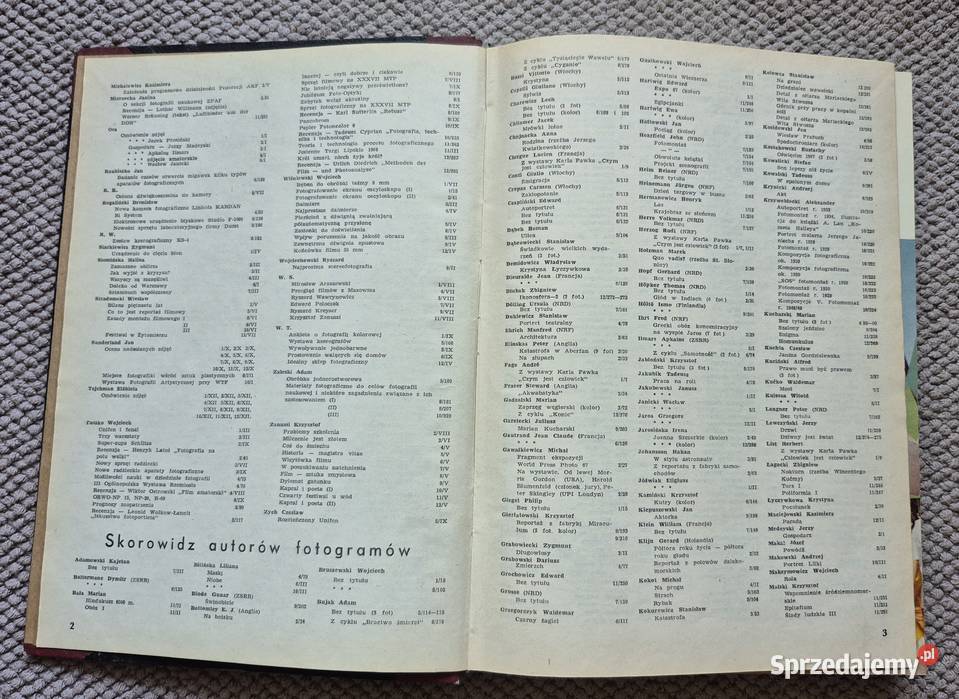 Oprawiony rocznik 1968 miesięcznika Fotografia dolnośląskie Wrocław sprzedam