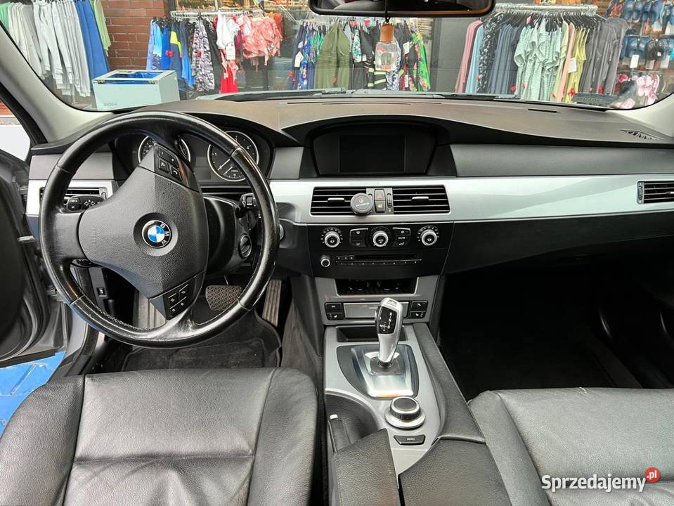 BMW E61 2008 lift 20d automat Panorama skóra czujnik parkowania Dąbrowa Górnicza