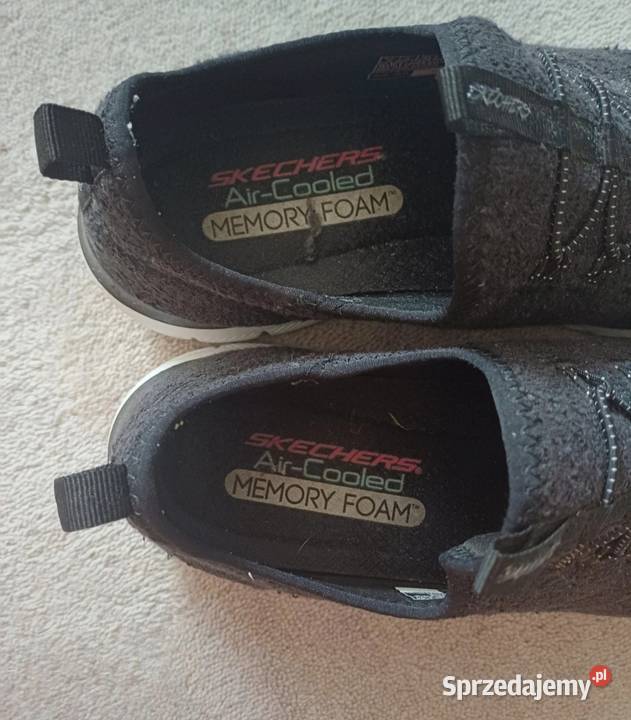 Piękne czarne buty skechers duallite Kraków