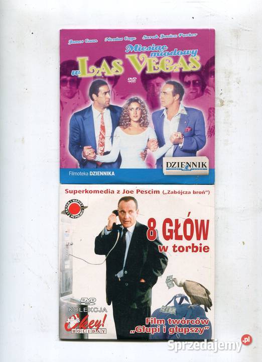 8 głów w torbie Las Vegas 2 Filmy DVD Szczecin sprzedam