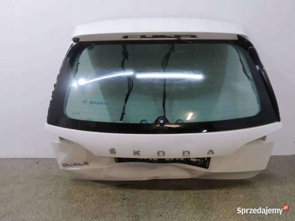 KLAPA TYŁ SZYBA USZKODZONA Skoda Scala I 2019 Klapy bagażnika sprzedam