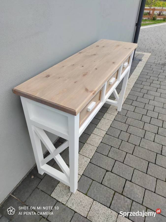 Konsola drewniana styl prowansalski Zduńska Wola