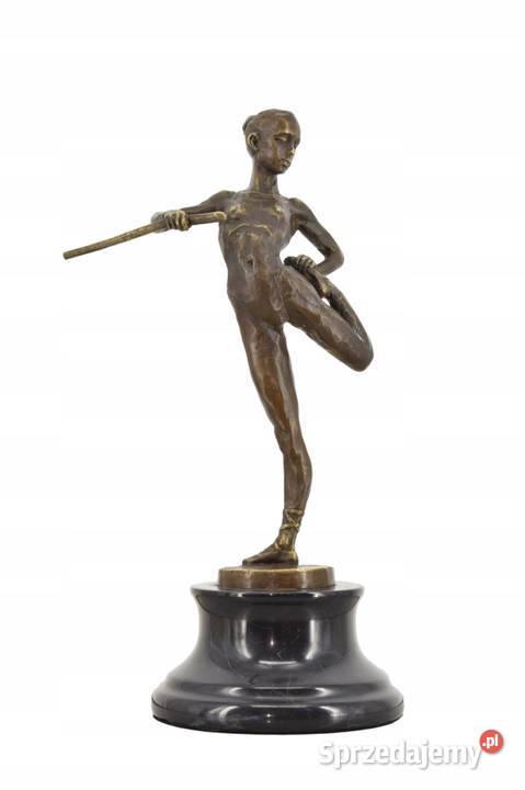 Zmysłowa Tancerka Baletnica Kobieta z Brązu Akt Kraków