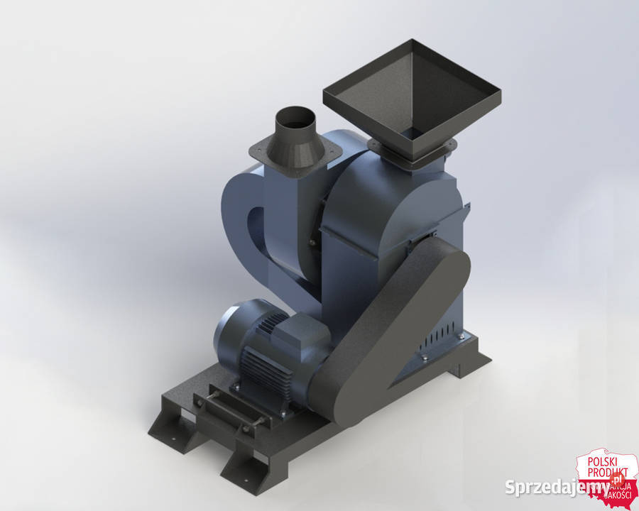 Młyn bijakowy do zrębki ŻUBR400 15 kW 400 h