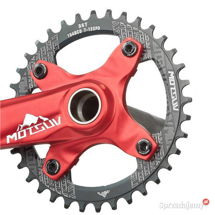 Zębatka owalna rowerowa 36 T Narrow Wide 96 BCD Cieszyn