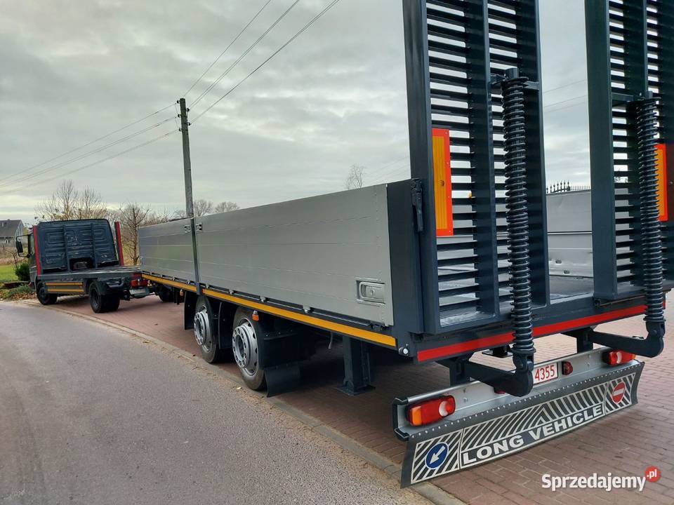 Orten przyczepa towarowa najazdy na sprężynach Komorniki