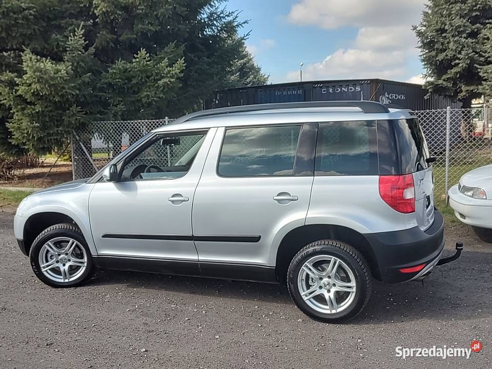 SKODA YETI 20 TDI 4x4 srebrny wielkopolskie Leszno