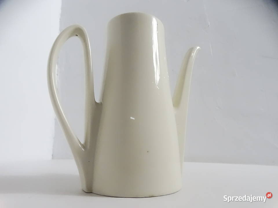 Designerski dzbanek imbryk Vintage PRL Modernizm lubelskie