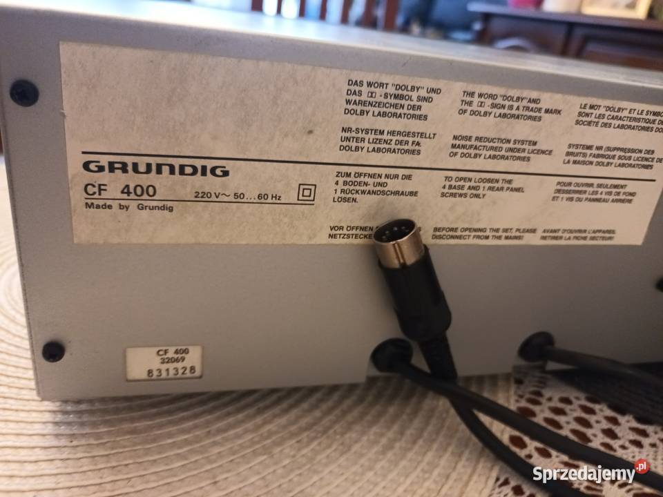 Magnetofon Grundig CF 400 HiFi do ogarnięcia Tychy