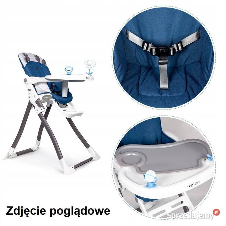 Fotelik do karmienia Renifer Ecotoys Stan TANIO świętokrzyskie Kielce