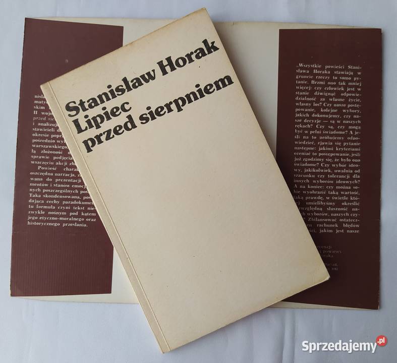 LIPIEC PRZED SIERPNIEM Stanisław Horak Proza i poezja Hajnówka