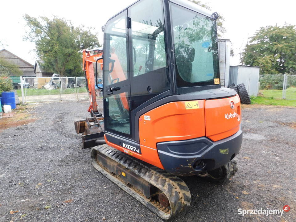 Mini koparka Kubota Kx0274 waga 27 3 Rok produkcji 2017