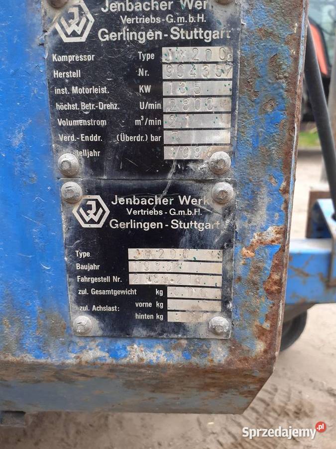 Sprężarka jenbacher jw 200 Bukówiec Górny sprzedam