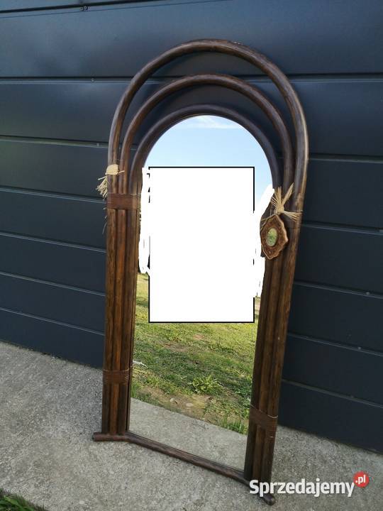 Duże Lustro ratanowe Lustra