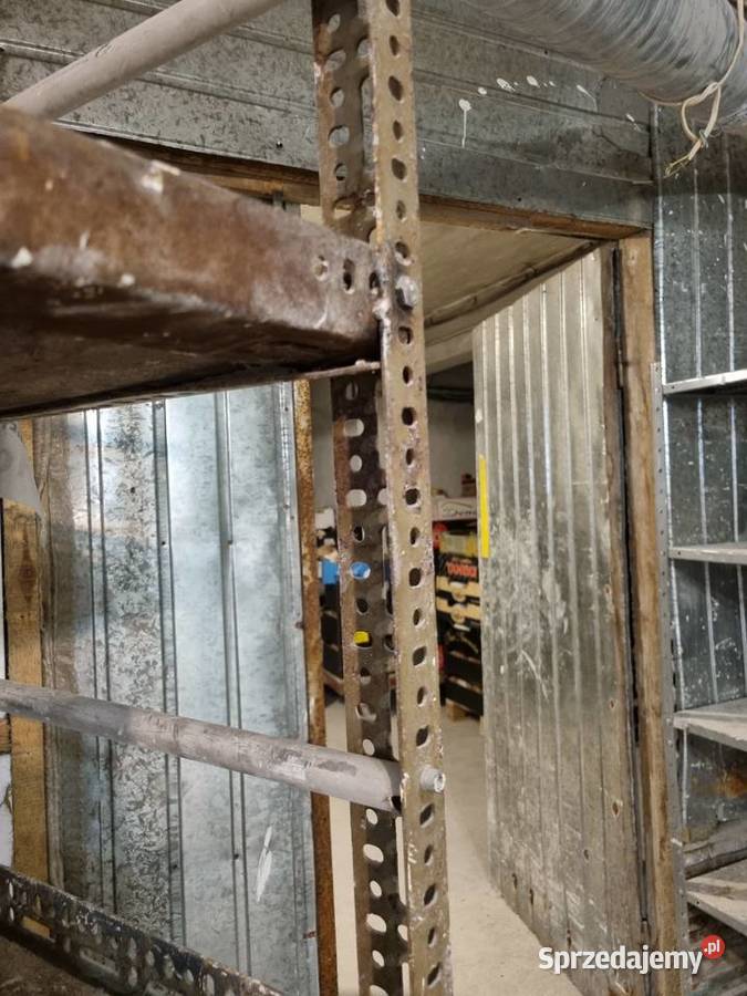 Regał magazynowy z kątowników metalowy do garażu Pozostałe śląskie Dąbrowa Górnicza