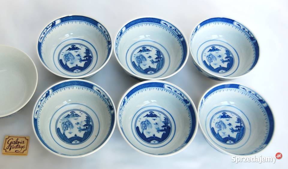 Chińska porcelanowa miska łyżka 6 porcelana Lublin