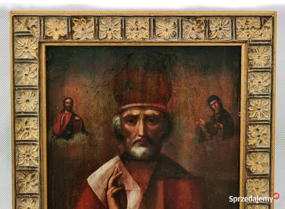 Ikona Święty Mikołaj z Miry Cudotwórca 0248 mazowieckie Warszawa