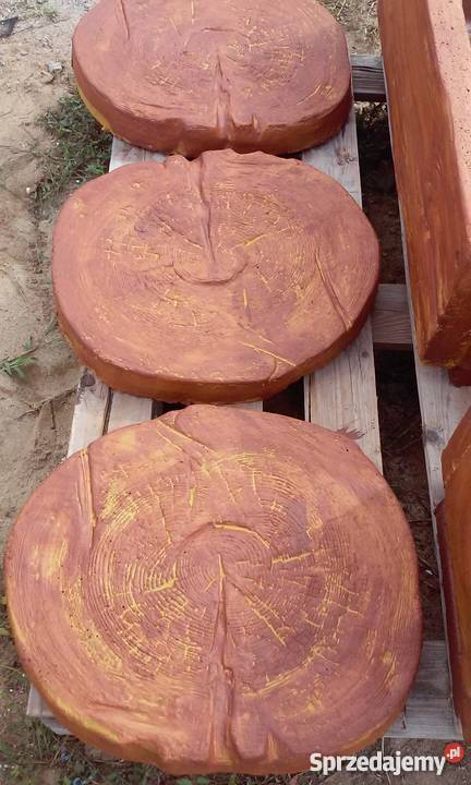 donice ogrodowe drewno beton chodnik Nietków
