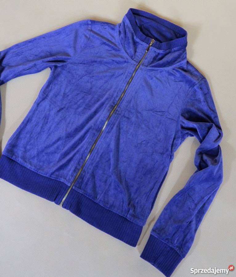 Bluza welurkowa damska S