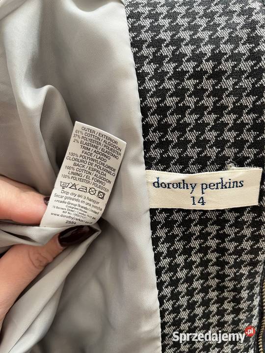 Marynarka kurtka pepitka Dorothy Perkins ML Marynarki i żakiety Warszawa