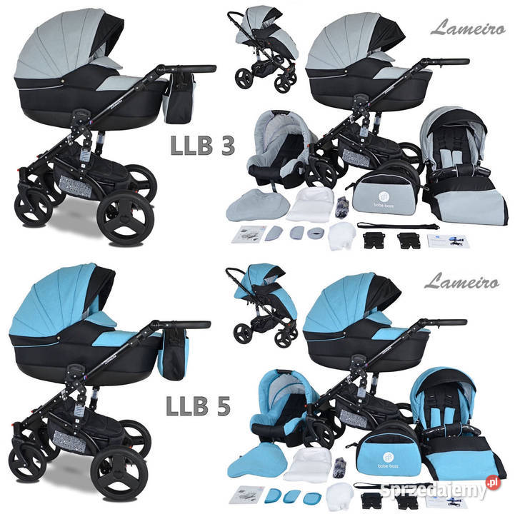 NOWY Wózek Dziecięcy Lameiro 3w1 Wielofunkcyjny świętokrzyskie Kielce