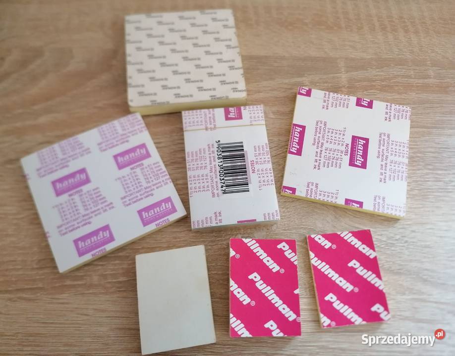 Karteczki samoprzylepne żółte łódzkie