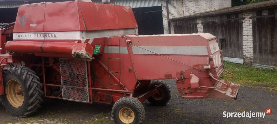 Kombajn zbożowy Massey Ferguson 187 małopolskie Trzyciąż