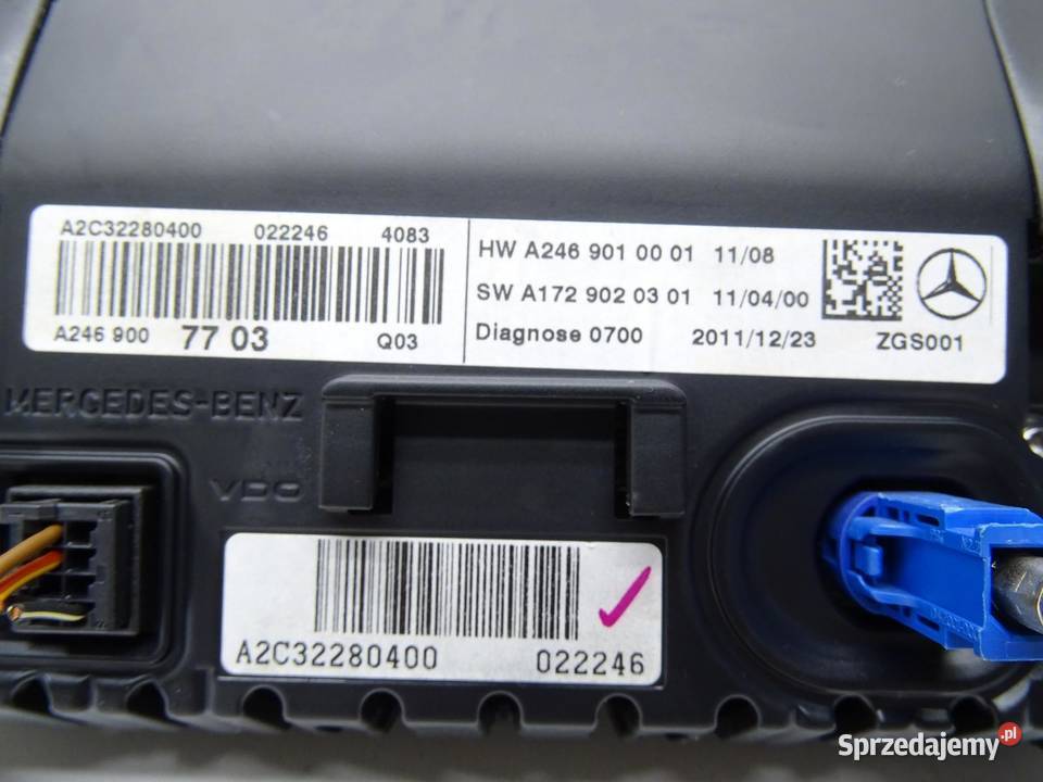 WYŚWIETLACZ EKRAN LCD NAVI NAWIGACJI A2469007703