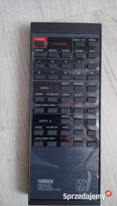 Deck Yamaha KXW 952RS z pilotem Magnetofony Elektronika Żabno