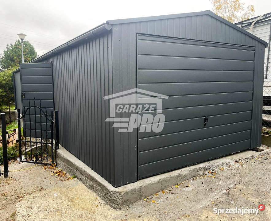 Garaż blaszany 35x7m rynny Antracyt Dach sprzedam