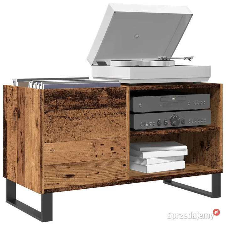 Szafka na płyty stare drewno 845x38x48 WM857244 Warszawa