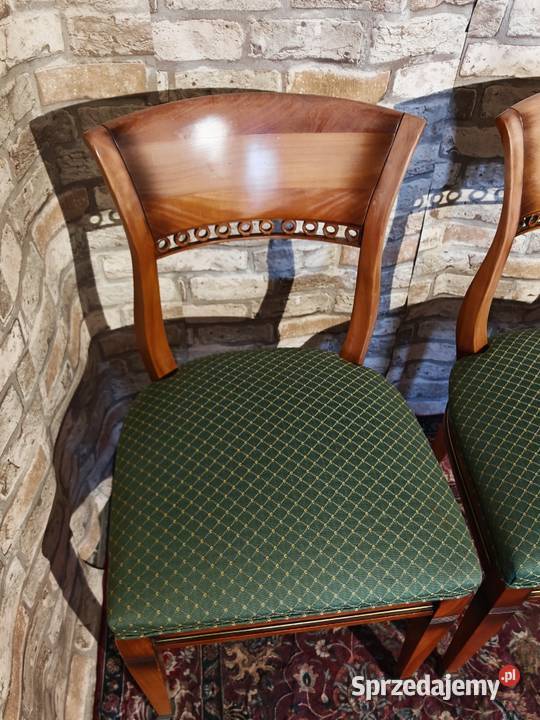 4 stylowe drewniane krzesla sprzedam