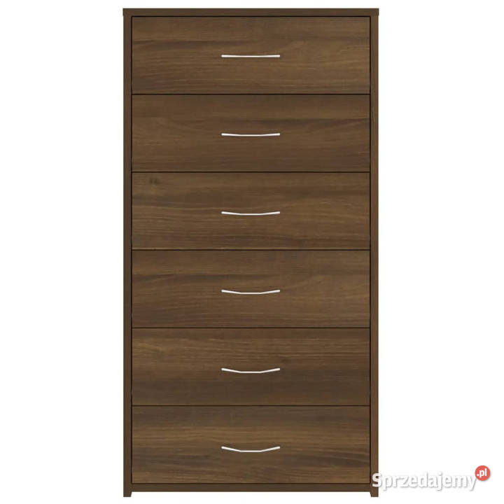 Komoda z 6 szufladami brązowy dąb 50x34x96 Warszawa