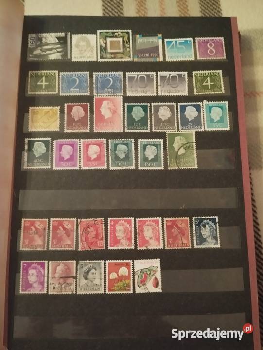 Piękna kolekcja znaczków w rodzinie lat Filatelistyka Olsztyn
