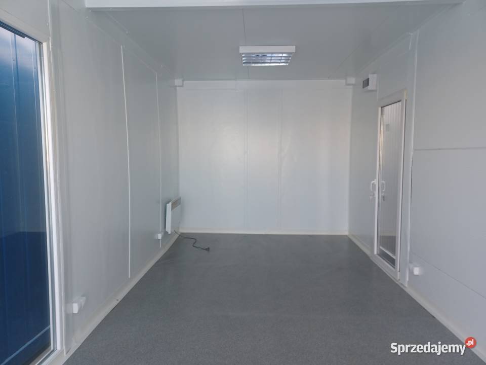 KONTENER BIUROWY 36 2 WITRYNY 2 WEJŚCIA