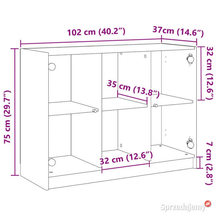 Szafka stare drewno 102x37x755 materiał Warszawa