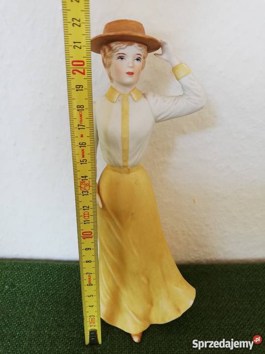Dama w kapeluszu figurka Royal Gorlice sprzedam