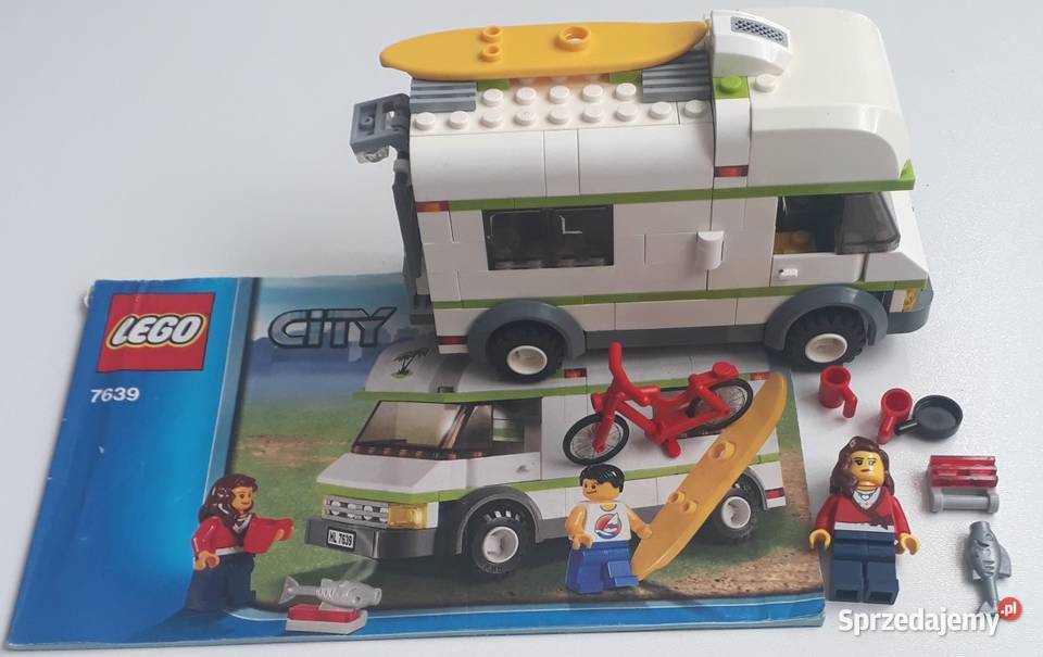 Klocki LEGO city auto kempingowe 7639 kamper Nowa Sól