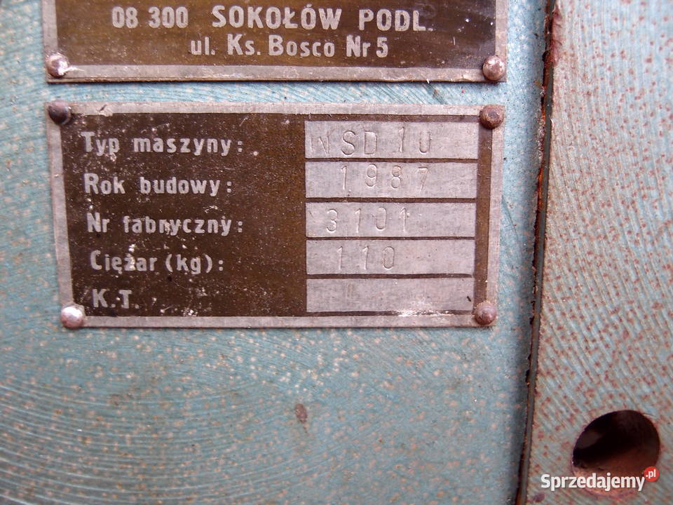 wiertarka stołowa WSD 10 produkcja polska PRL Łódź