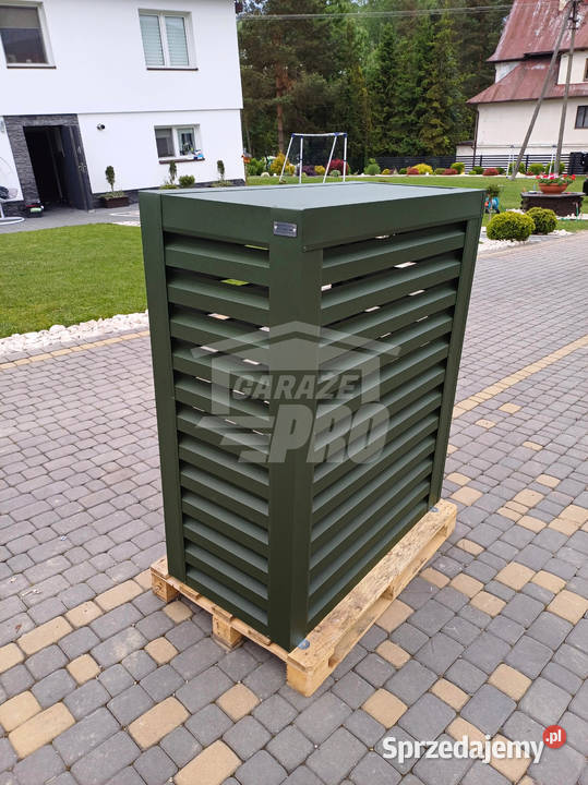 Osłona pompy ciepła 90x40x150 zielona GP323
