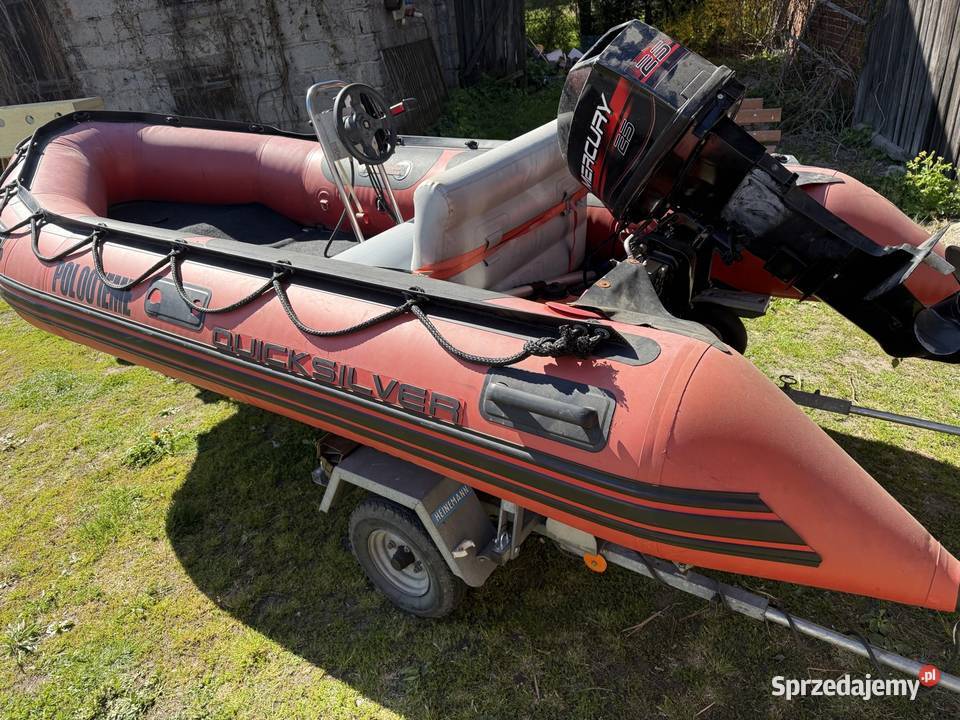 Ponton QuickSilver 380 silnik 25 przyczepa