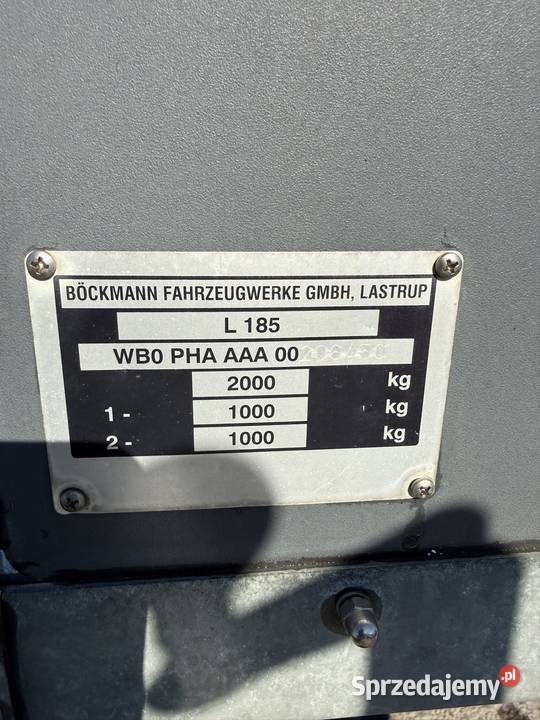 Boeckman 2006 r alupodloga koni Do przewozu koni Solnica