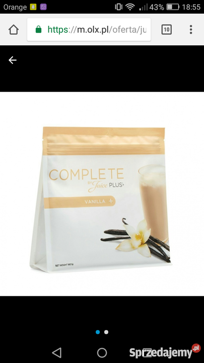 Koktajle juice complete plus Pozostałe Stoczek Łukowski