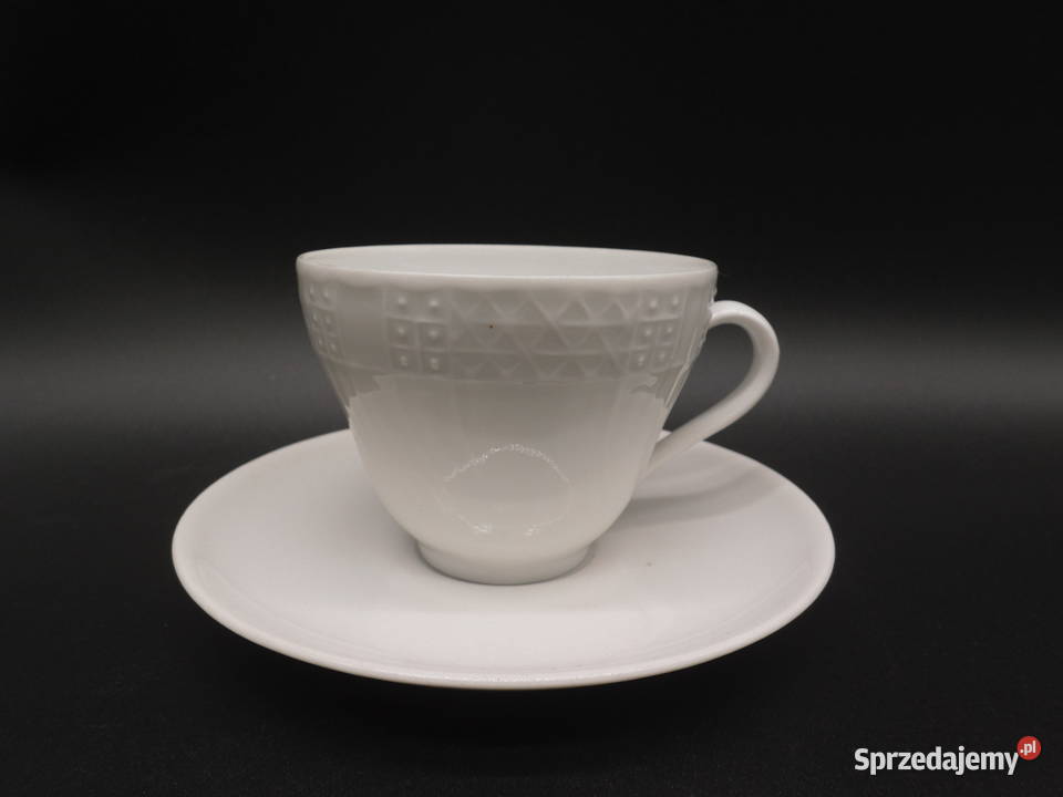 Filiżanka ze spodkiem Dresden White Porcelana i szkło Porcelana i szkło sprzedam
