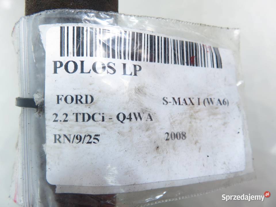 PÓŁOŚ LEWA PRZEDNIA FORD S I 22 TDCi